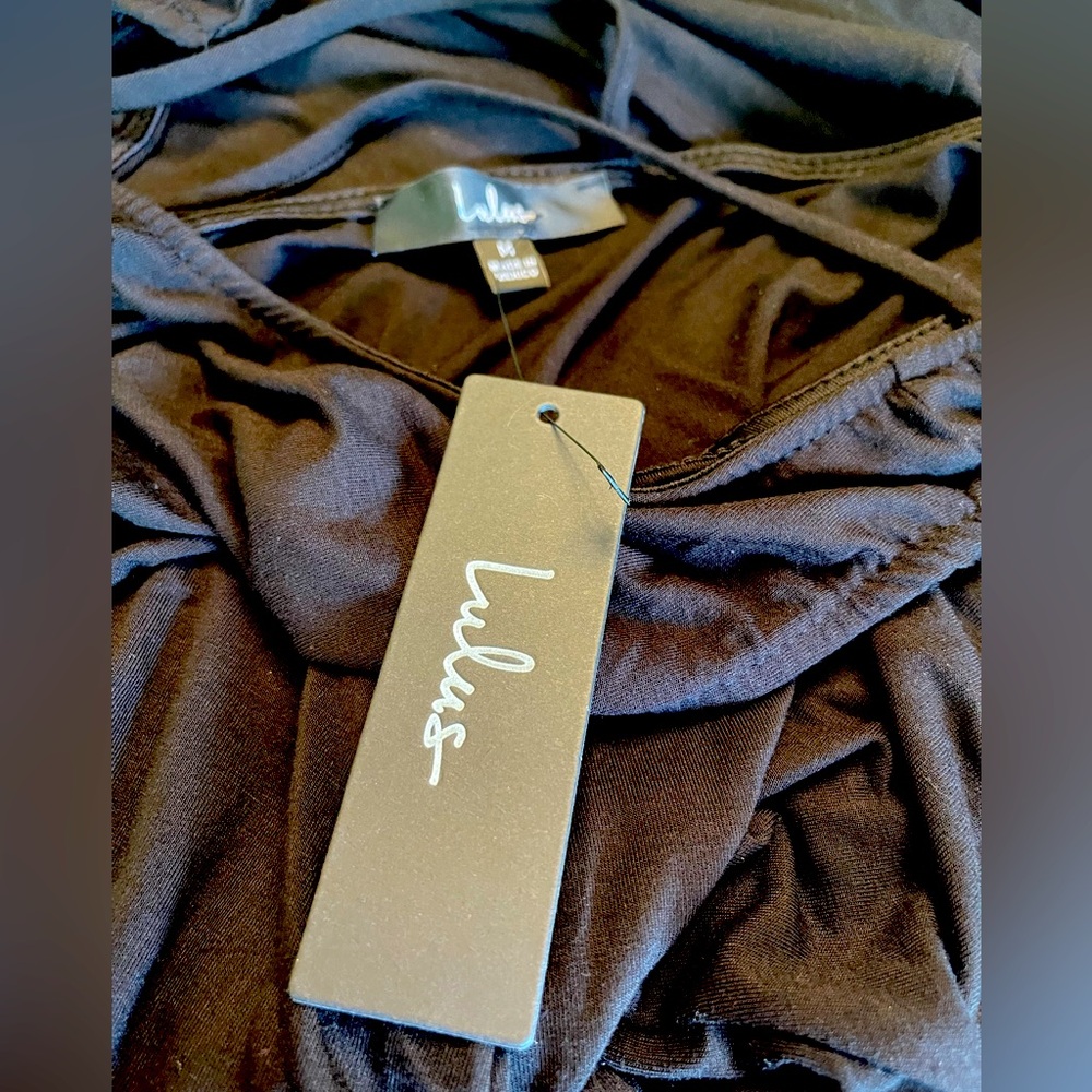 NWT Tempted Black Sleeveless Swing Dress - Picture 6 of 8